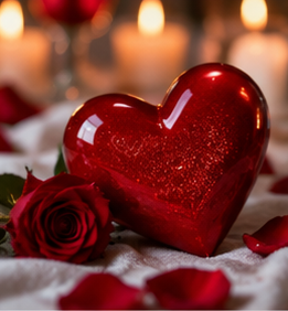 صورة قلب احمر للواتساب