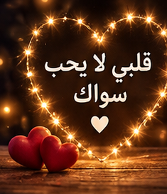 قلبي لا يحب سواك