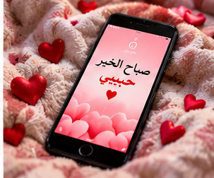 رسالة صباح الخير حبيبي