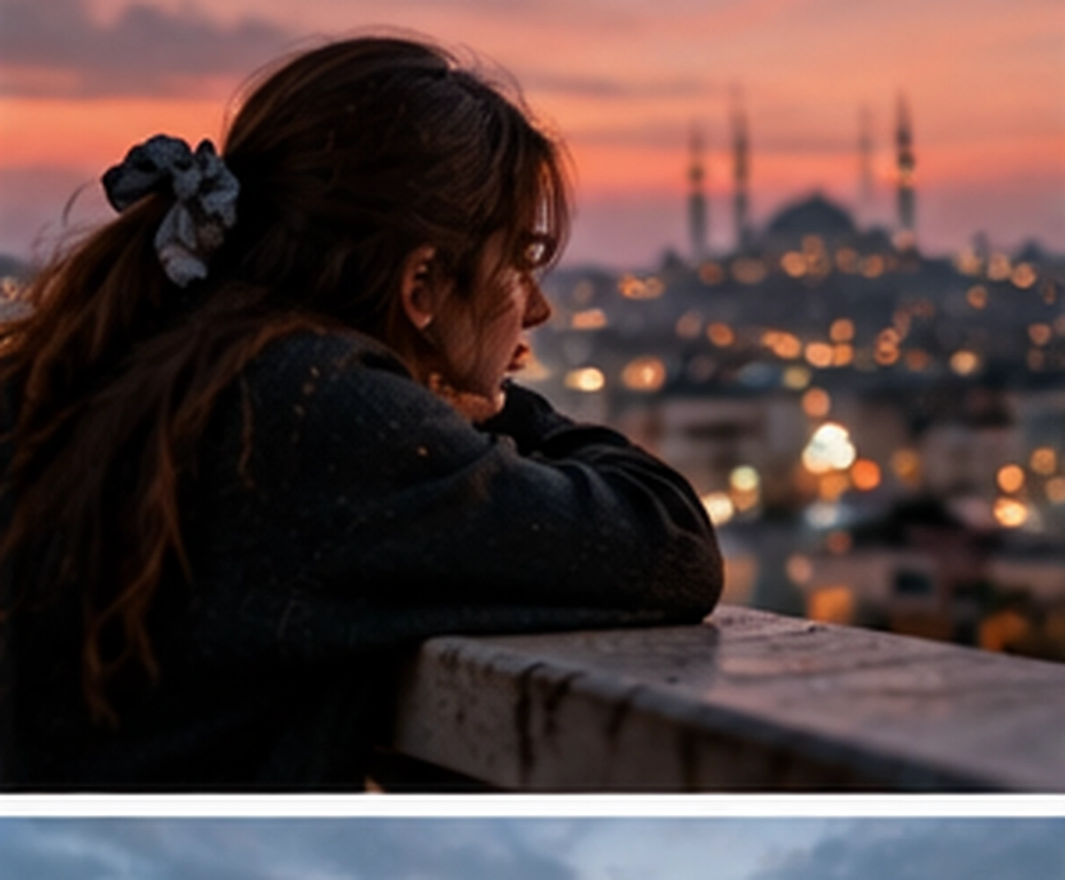 صور بنات حزينة وقت الغروب