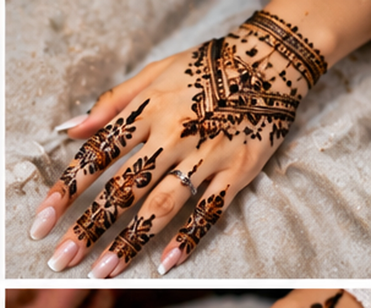 صور حنة مزخرفة لليد 2027