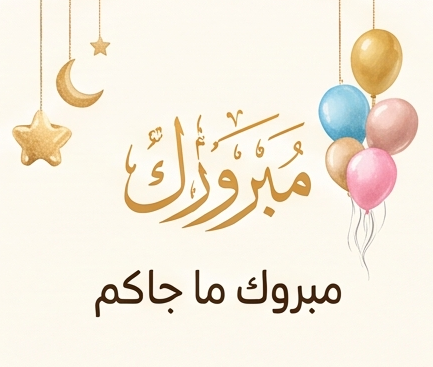 صور تهنئة بالمولود الجديد مبروك ما اجاكم 