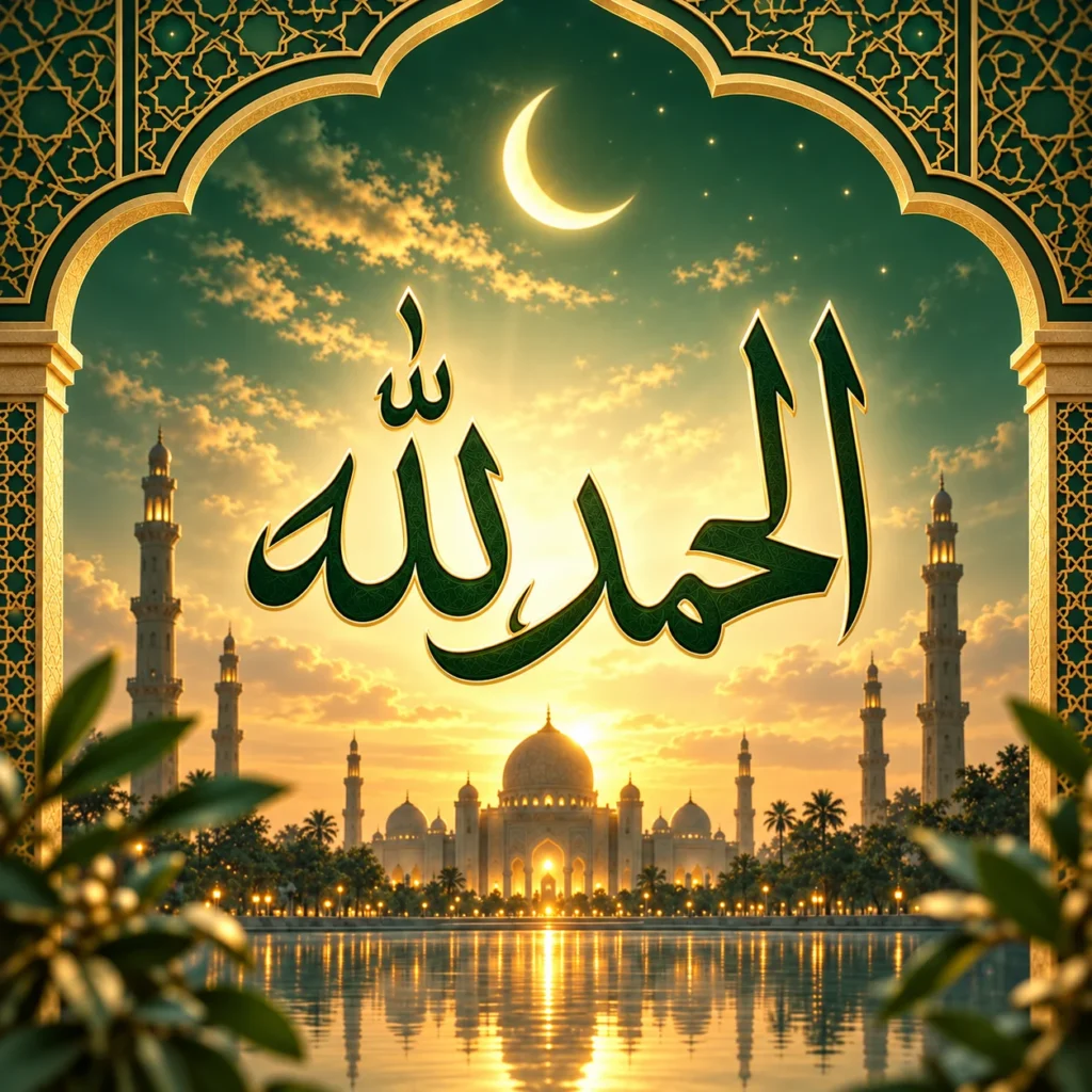 صورة اسلامية الحمدلله