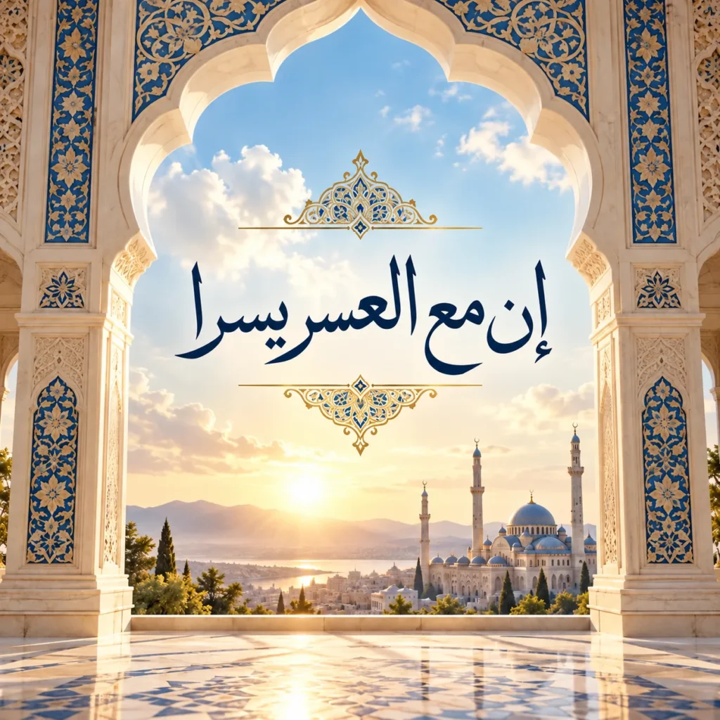 ان مع العسر يسرا